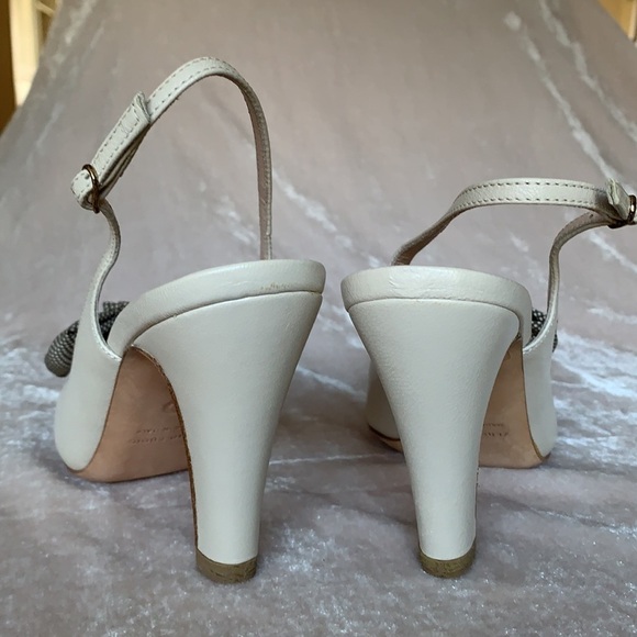 L’AUTRE CHOSE sling back open toe heels - Picture 3 of 14